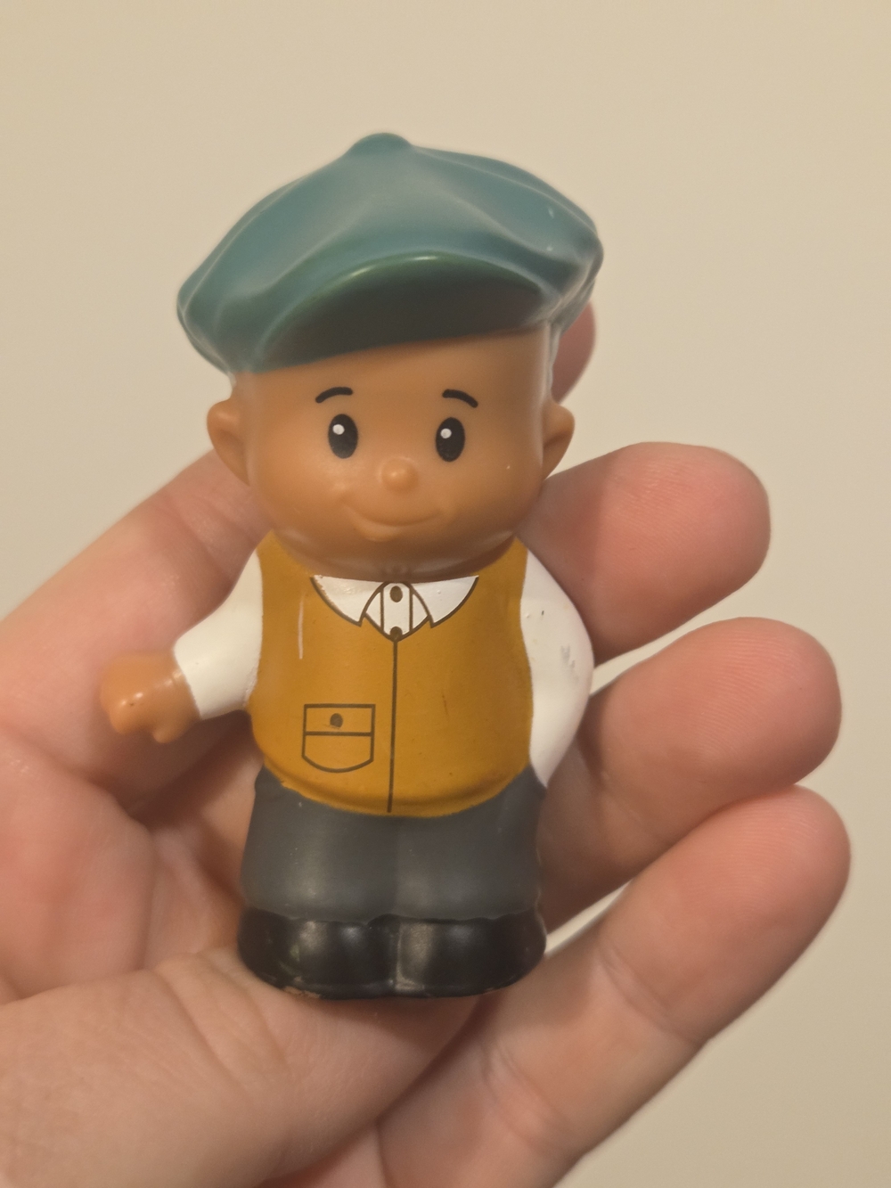 Little People African American Grandpa With Hat and Vest